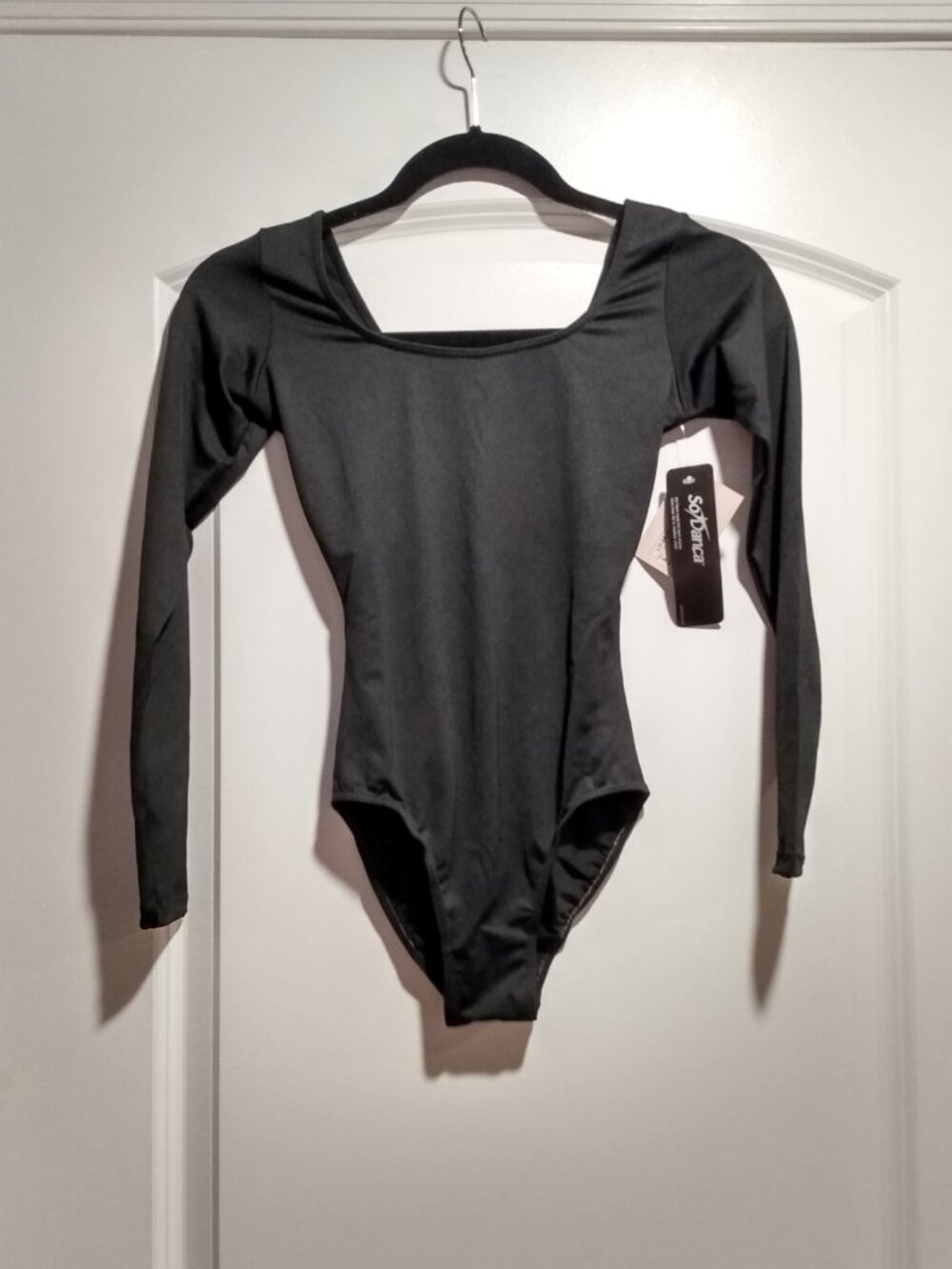 Black Long Sleeve Dance Leotard
